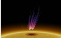 新泽西理工学院的科学家在太阳黑子上方发现了类似极光的无线电发射